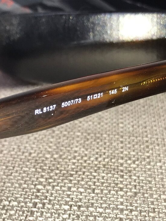 Ralph Lauren Sunglasses RL 8147 Tortoise Frames main image 12